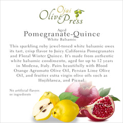 Aged Pomegranate Quince White Balsamic