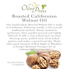 California Roasted Walnut Oil