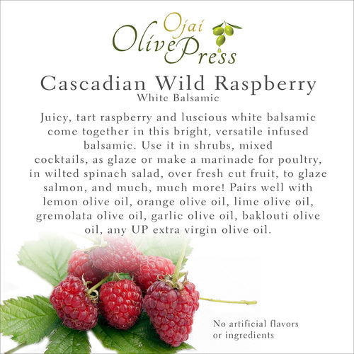 Cascadian Wild Raspberry White Balsamic Vinegar