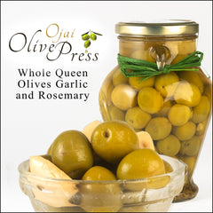 Olives - Whole Manzanilla Olives with Garlic & Rosemary