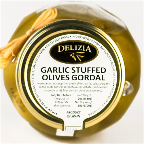 Olives - Gordal Olives Stuffed with Garlic