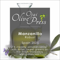 Manzanillo Ultra Premium Extra Virgin Olive Oil, Robust Intensity, 664 ppm