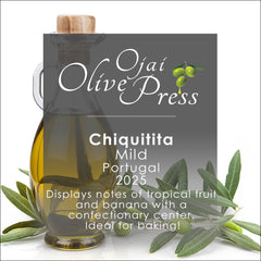 Chiquitita Ultra Premium Extra Virgin Olive Oil, Mild Intensity, 151ppm