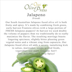 Jalapeño Fused (Agrumato) Olive Oil