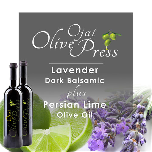 Lavender Balsamic Vinegar and Persian Lime Olive Oil