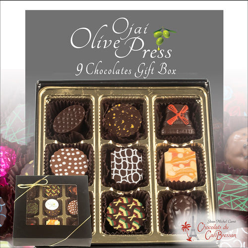 Gift Box of 9 Assorted Artisan Chocolates