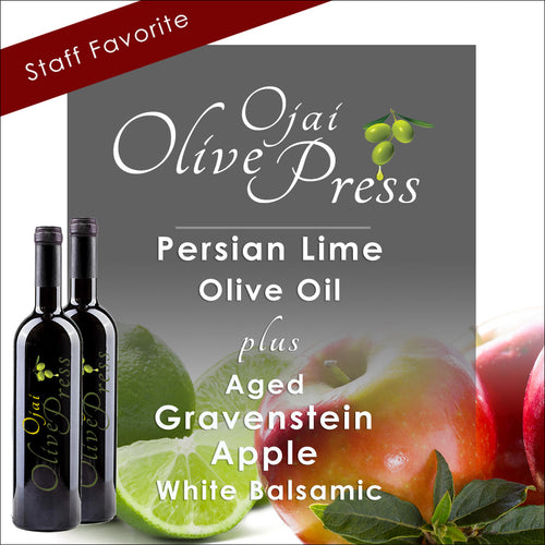 Apple Balsamic Vinegar and Persian Lime Olive Oil