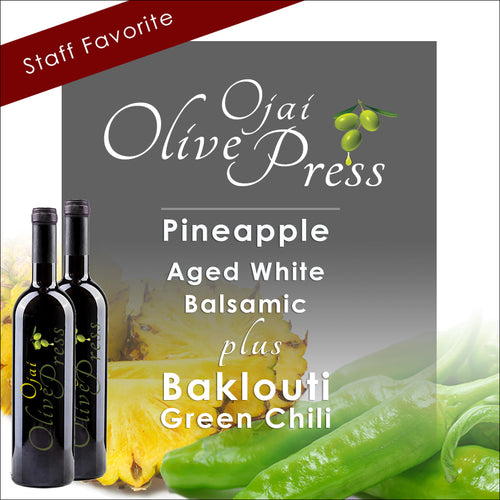 Baklouti Green Chili with Golden Pineapple White Balsamic Vinegar