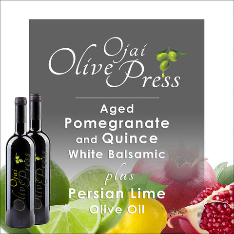 Peach Balsamic Vinegar and Tuscan Herb Olive Oil