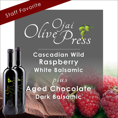 Raspberry Balsamic Vinegar and Dark Chocolate Balsamic Vinegar