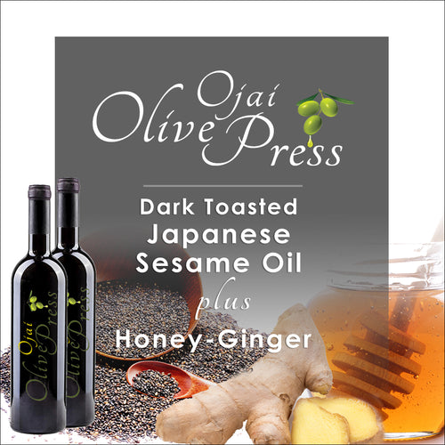 Roasted Sesame Oil and Honey Ginger White Balsamic Vinegar