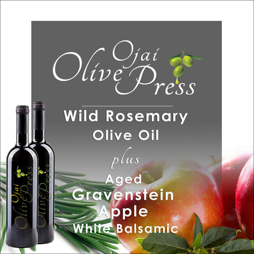 Apple Balsamic Vinegar and Rosemary Olive Oil