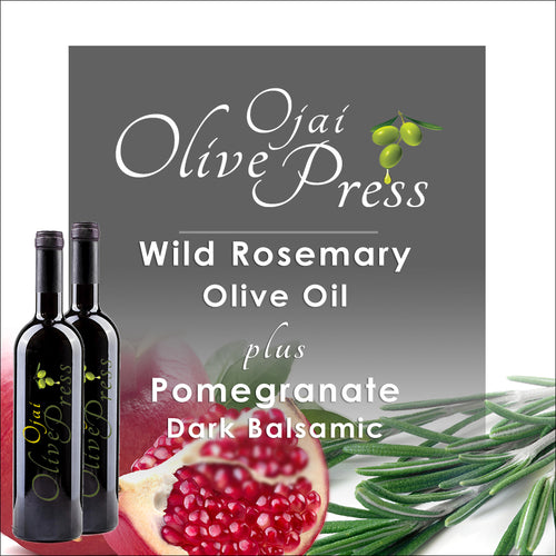 Pomegranate Balsamic Vinegar and Rosemary Olive Oil