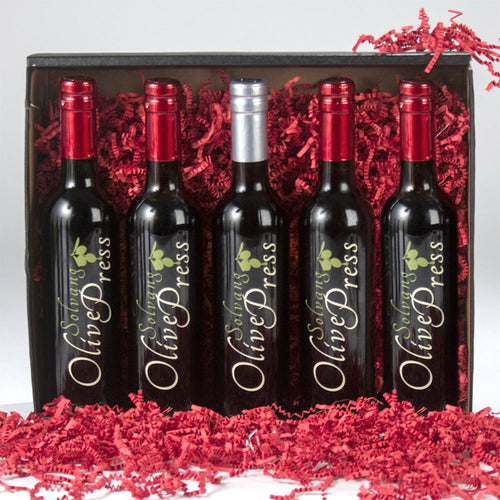 Gift Set of Five Medium Bottles (Olive Oil and Balsamic Pairings)