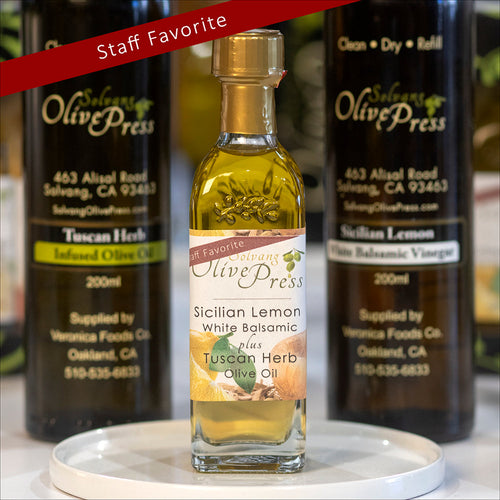 Sicilian Lemon Balsamic plus Tuscan Herb Olive Oil 60 ML