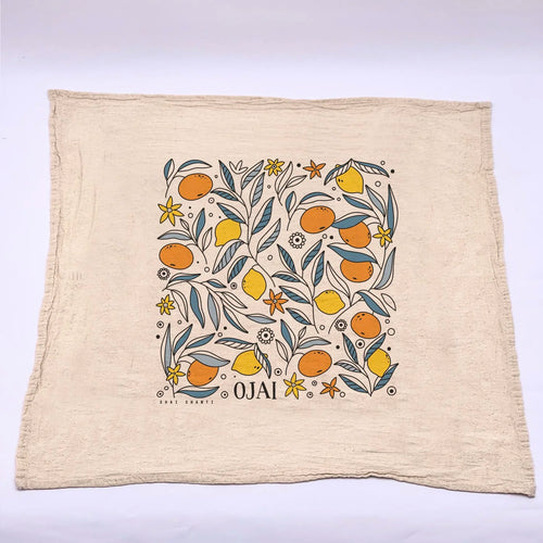 Ojai Tote - Lemon and Tangerine